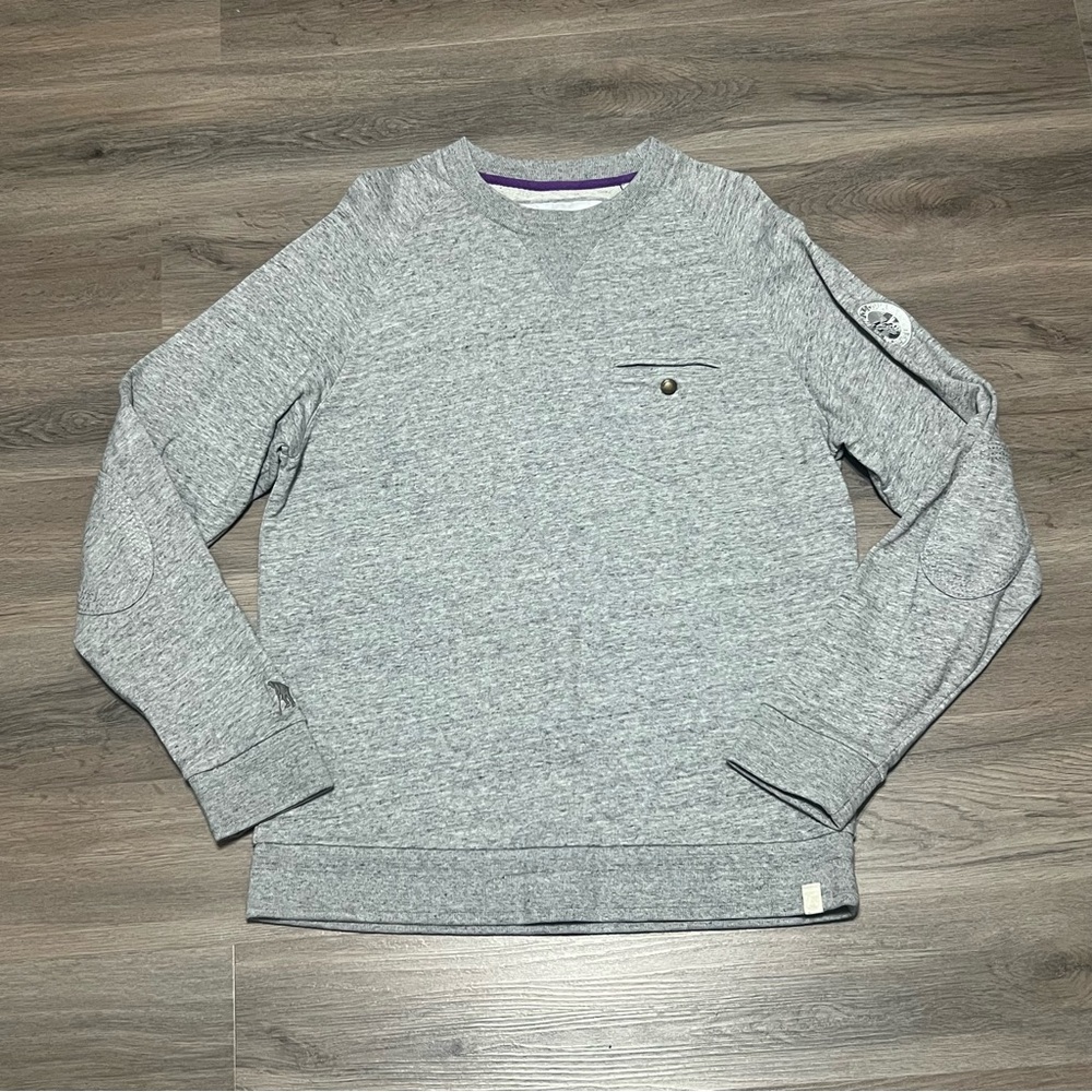 Tom Morris Men's XL Cotton Pullover Gray The Old Course St Andrews Links Golf